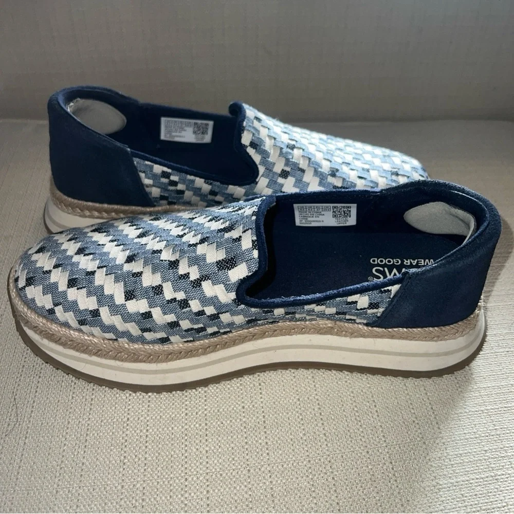 Tom’s Jocely Espadrille Sneaker (Women) Size 6.5M